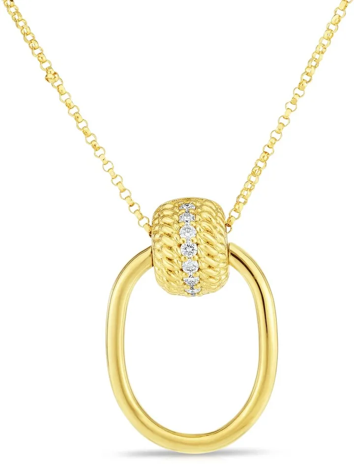 Opera Diamond Pendant Necklace