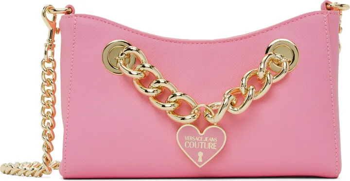 Versace Jeans Couture Pink Chain Bag
