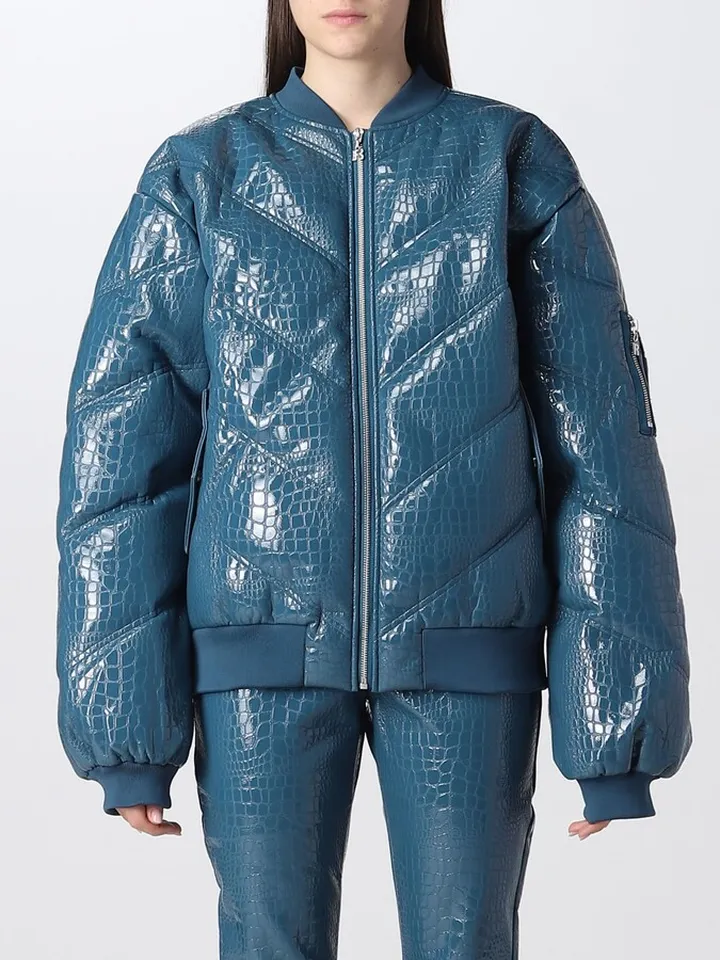 Shiny Bomber Jacket