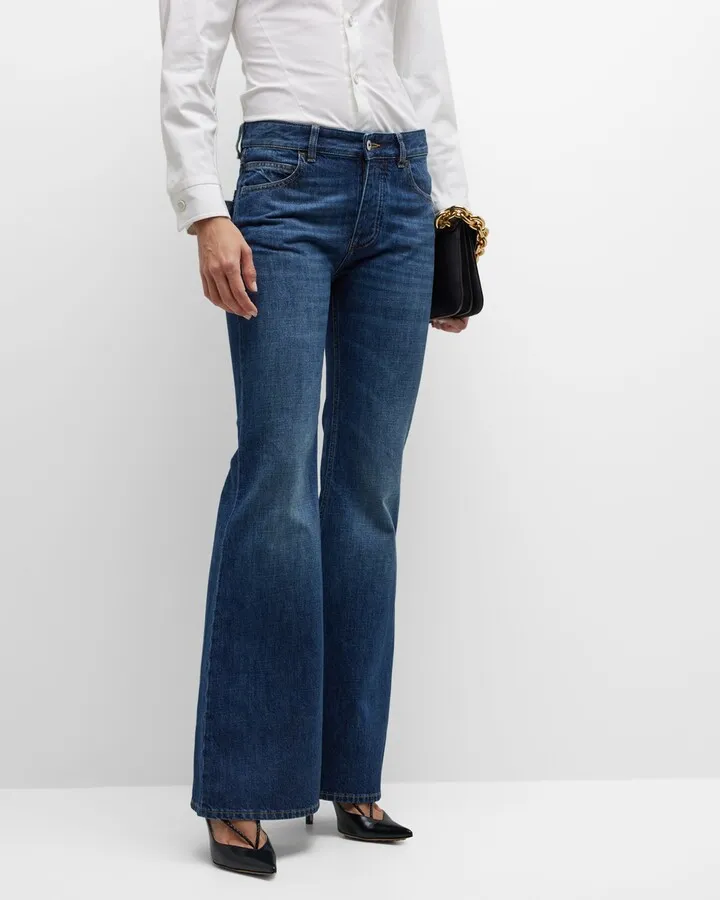 Flare Denim Trousers