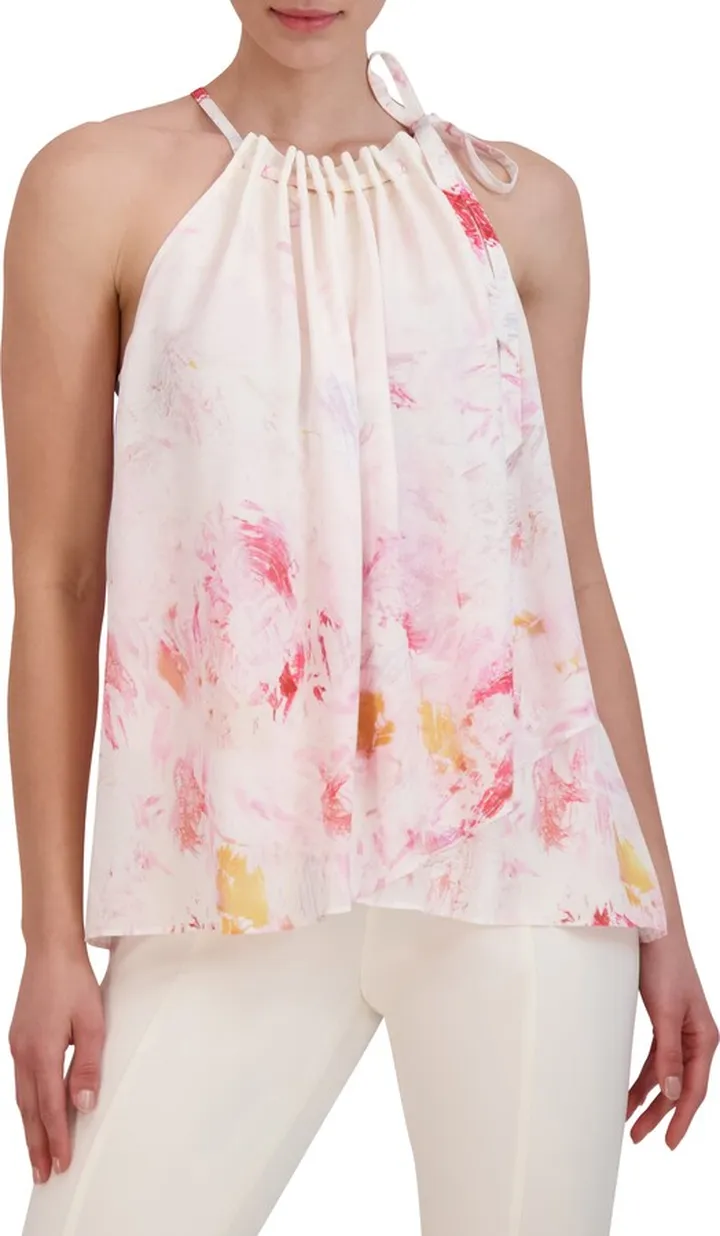 Floral Halter Neck Tank