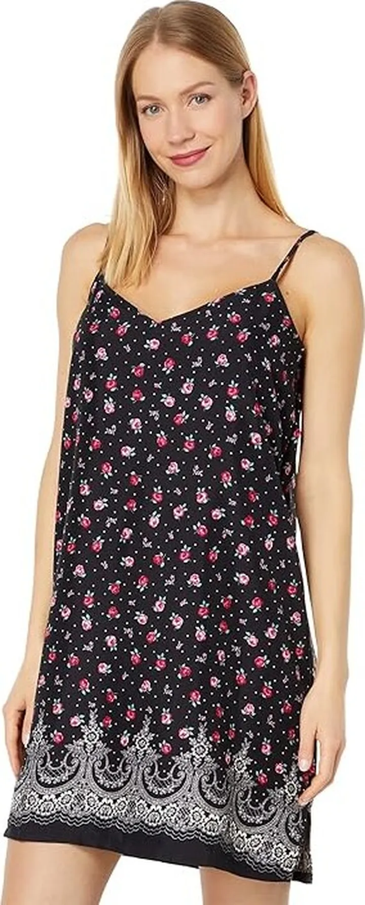 P.J. Salvage Love Lace Chemise (Slate) Women's Pajama