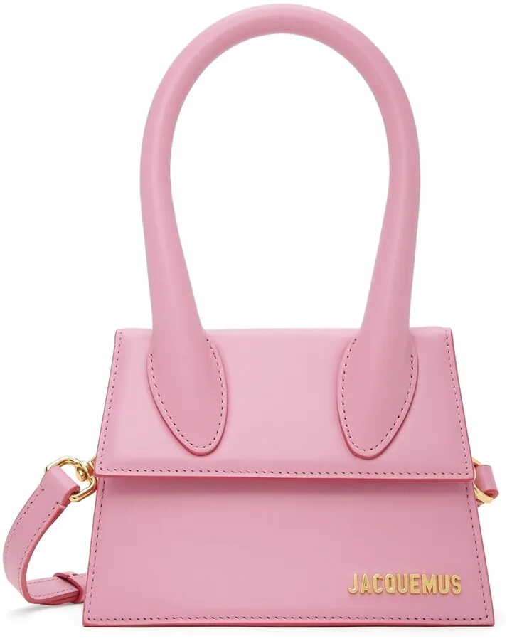 Jacquemus Pink La Montagne 'Le Chiquito Moyen' Bag