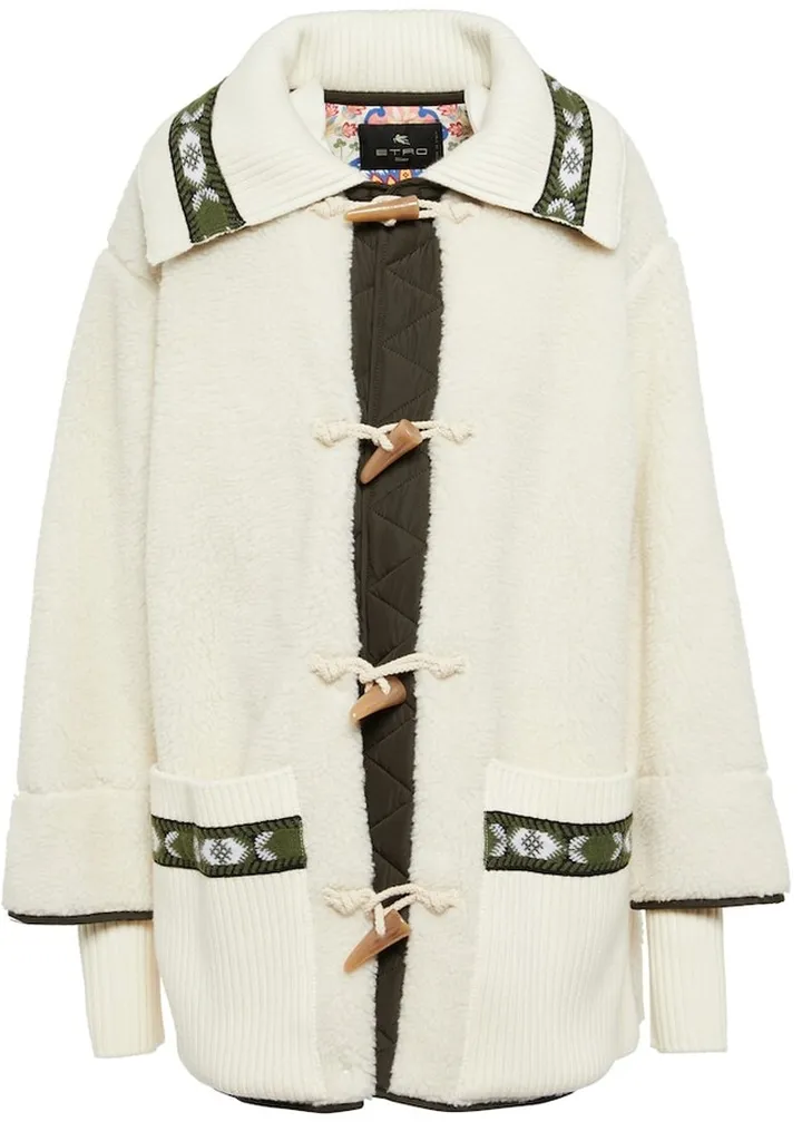 Faux shearling coat