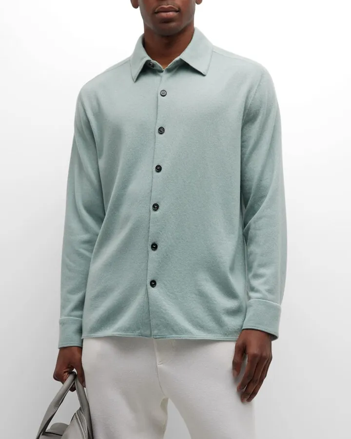 Men's Cashmere Sport Shirt