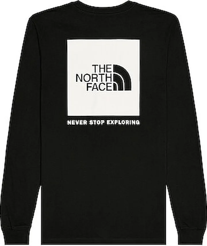 The North Face Long Sleeve Box NSE Tee in Black