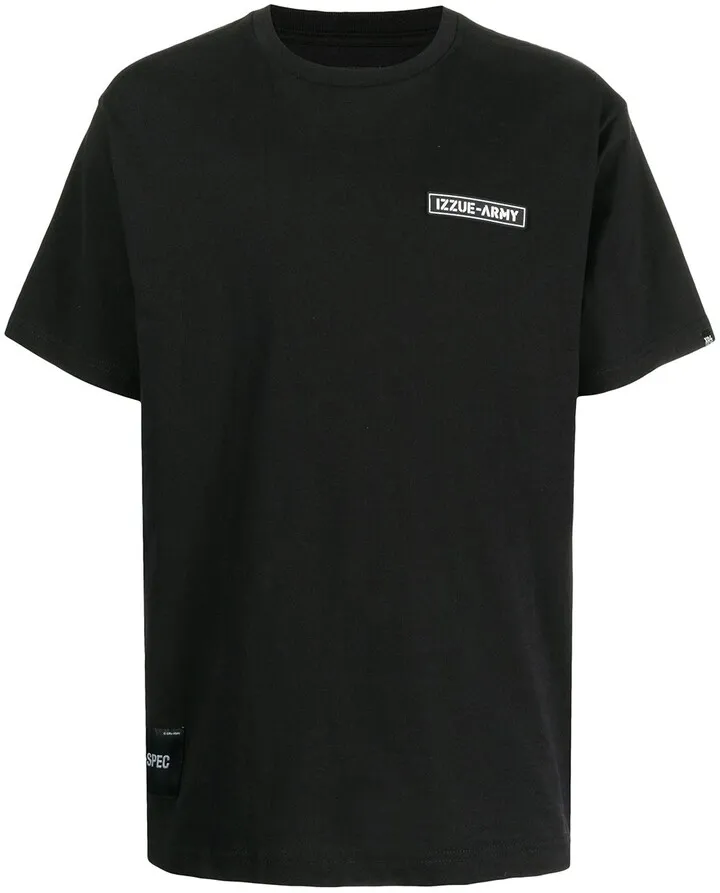 peace sign motif T-shirt