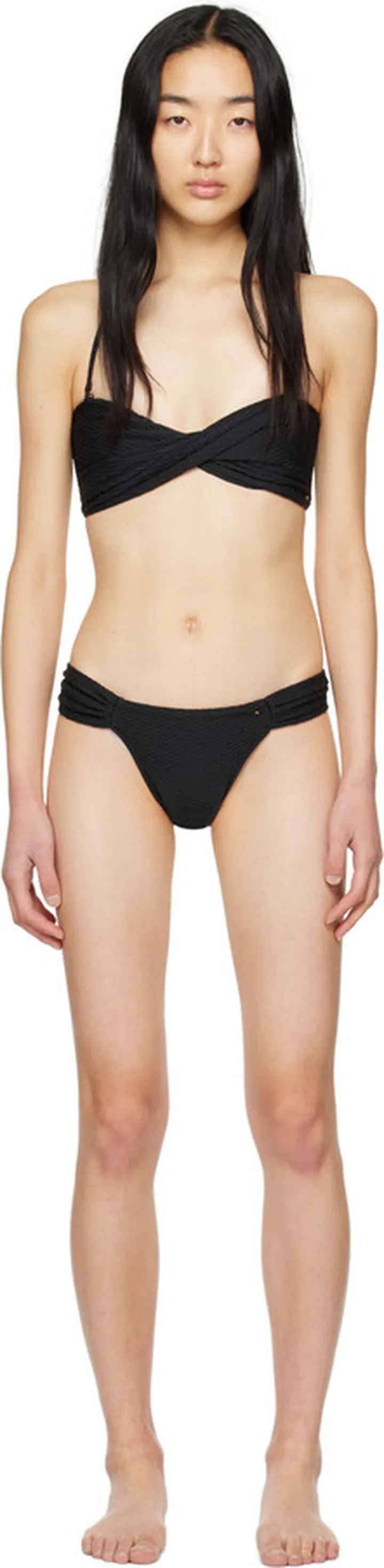 ANINE BING Black Rosa & Naya Bikini