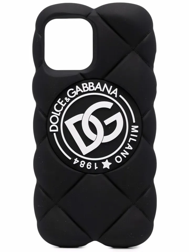 DG-logo quilted iPhone 12 Pro Max cover