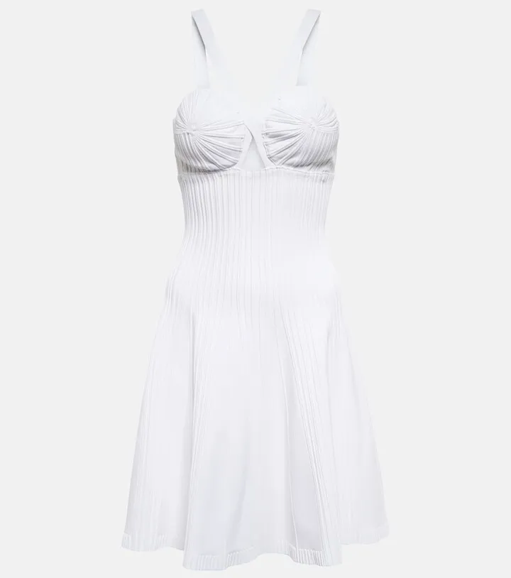 Halterneck minidress