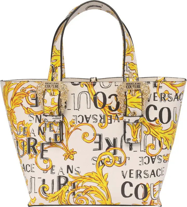 Logo Couture Shopping Bag Versace