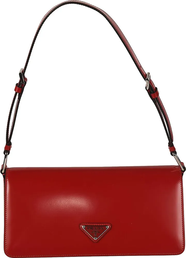 Logo Plaque Detail Shoulder Bag