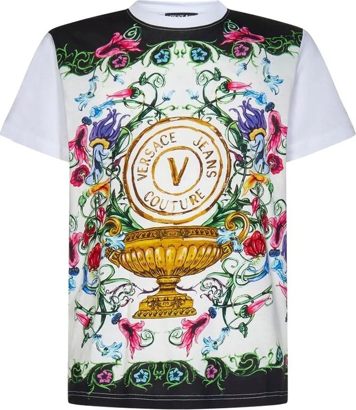 Versace Jeans Couture Graphic-Printed Crewneck T-Shirt