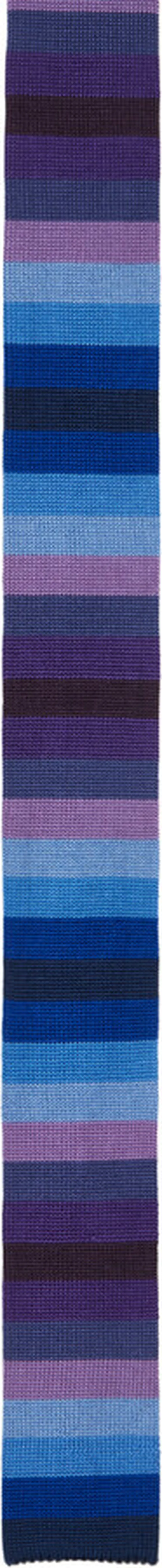 Paul Smith Blue & Purple Knit Tie