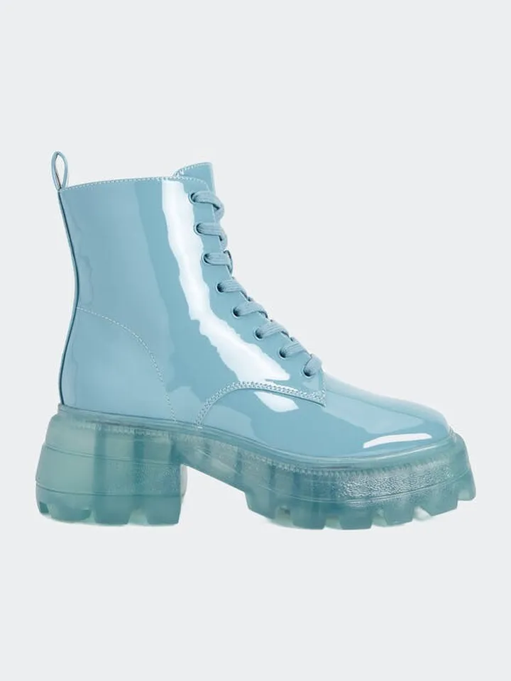 Katy Perry The Geli Combat Boot - Arctic Blue