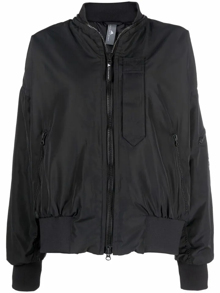 Logo-Print Bomber Jacket