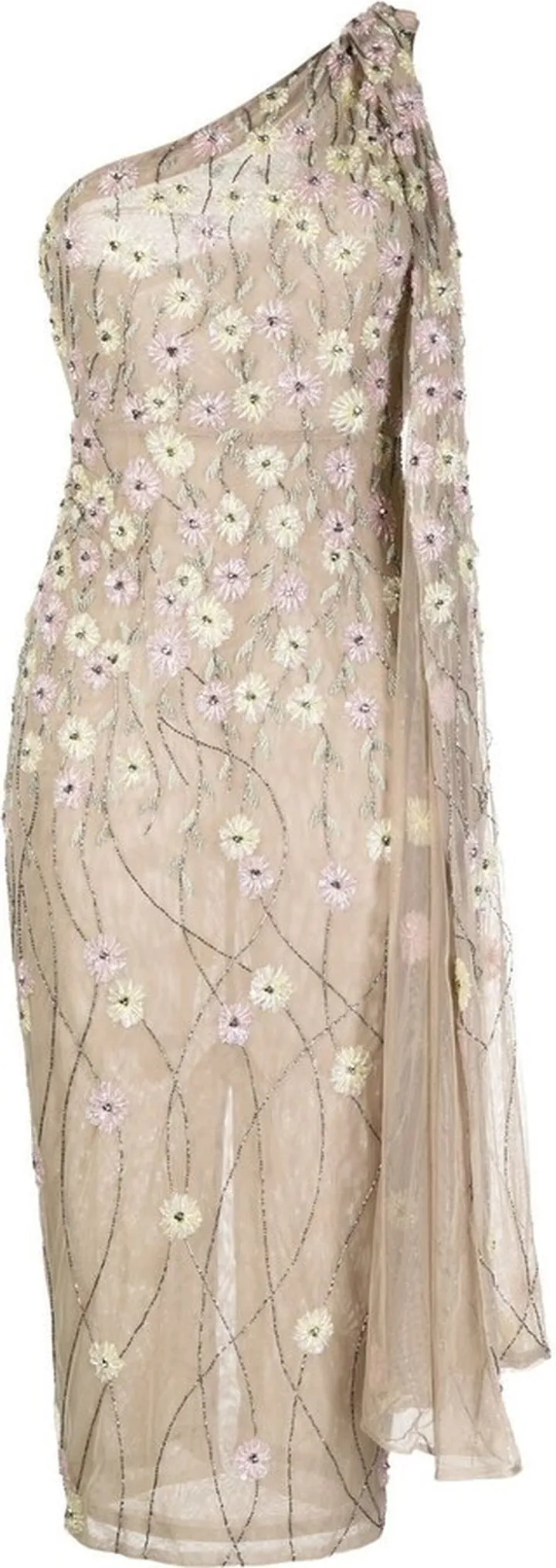 Lennox one-shoulder dress
