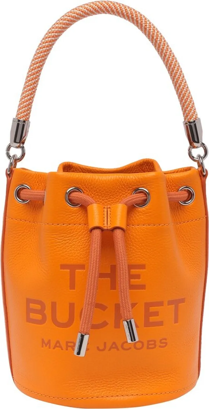 Marc Jacobs Logo Embossed Bucket Bag