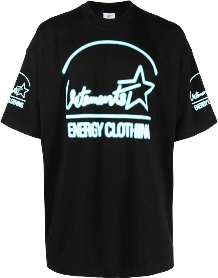logo-print oversized T-shirt