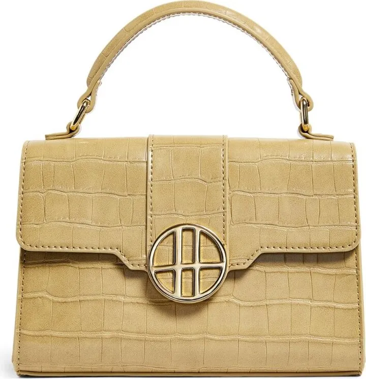 Harrods Mini Croc-Embossed Brent Bag