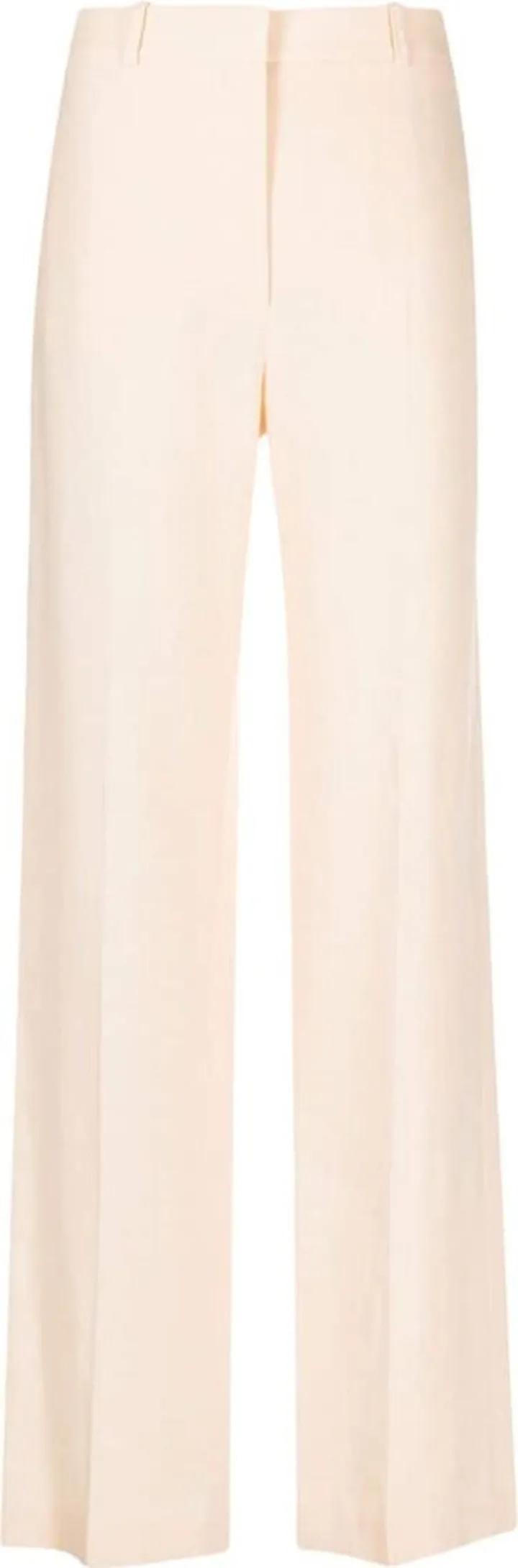 Straight-Leg High-Waist Trousers