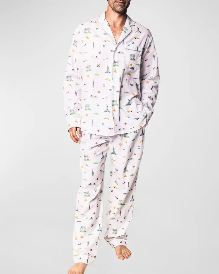 Men's New York! New York! Long Pajama Set