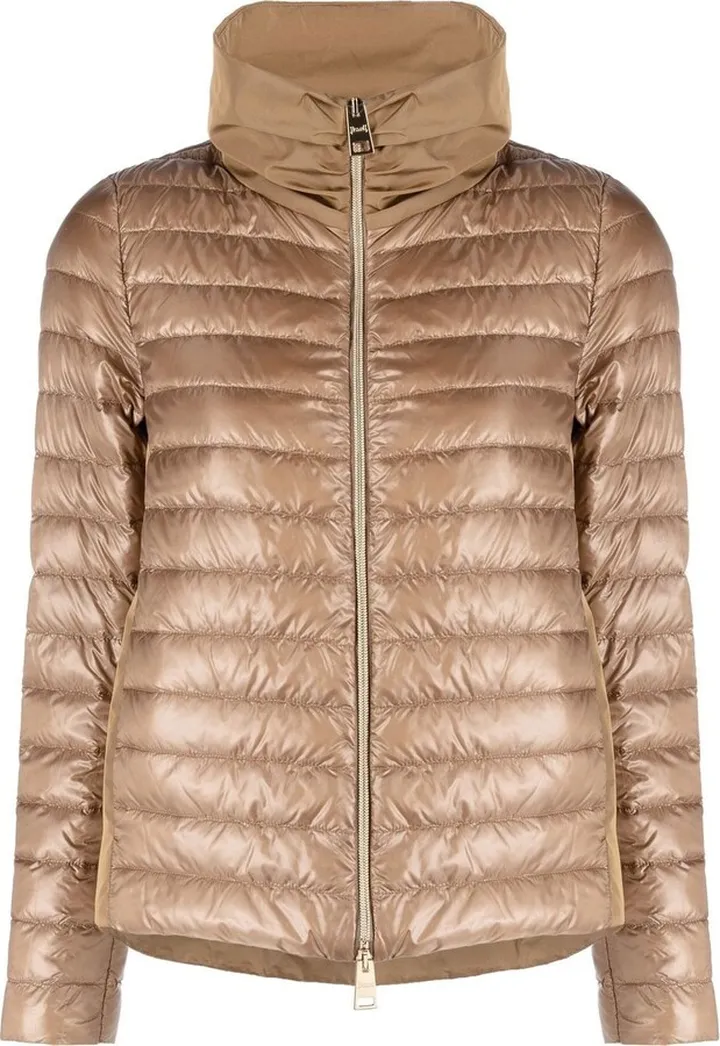 Zip-Fastening Padded Jacket
