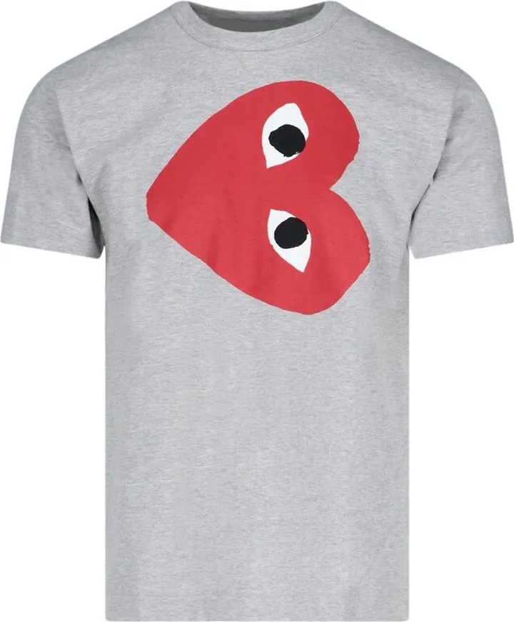 Comme des Garçons Play Heart Printed Short-Sleeved T-Shirt