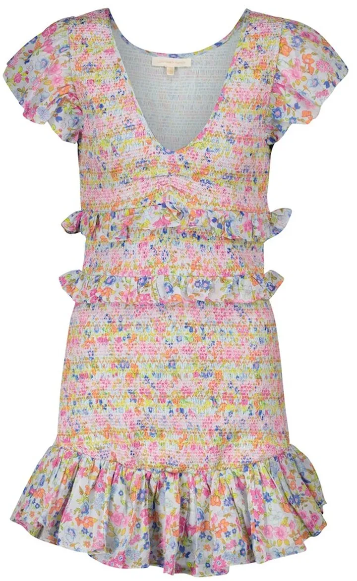 Sonora floral cotton minidress