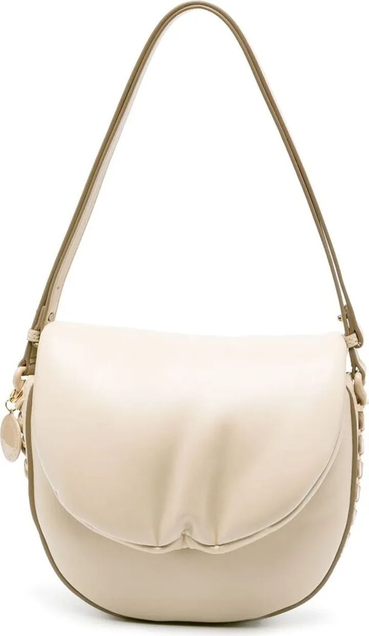Frayme chain-link faux-leather shoulder bag