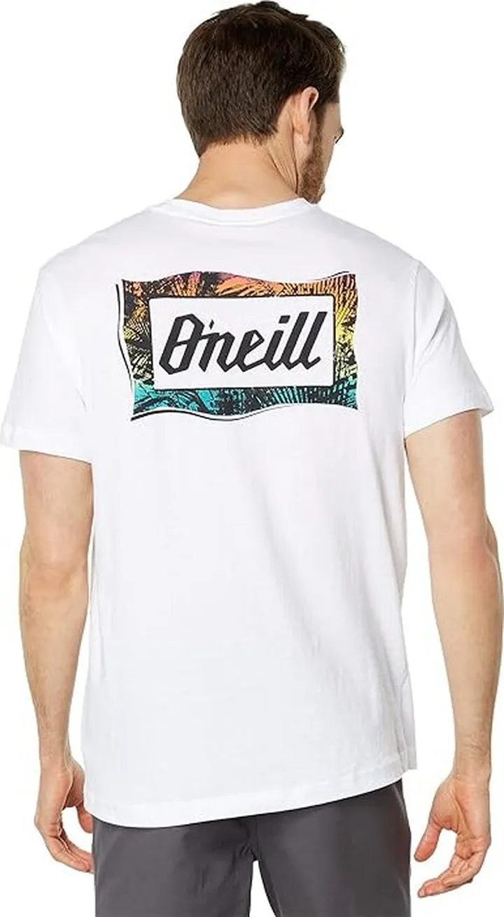 O'Neill Burnout Short Sleeve Tee (White) Men's T Shirt