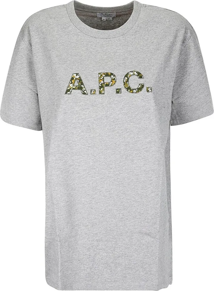 A.P.C. Logo Detailed Crewneck T-Shirt