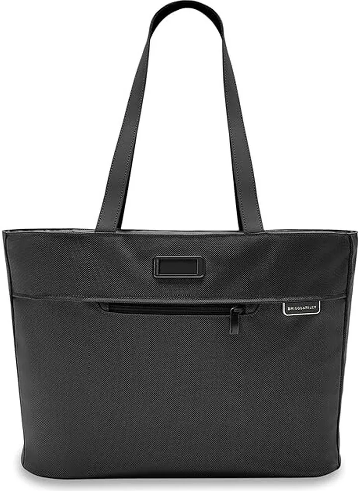 Briggs & Riley Baseline Traveler Tote Bag (Black) Tote Handbags