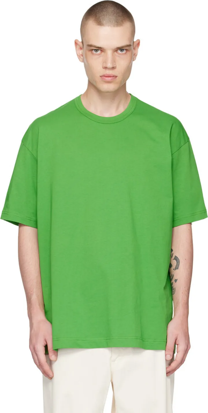 Comme des Garçons Shirt Green Crewneck T-Shirt