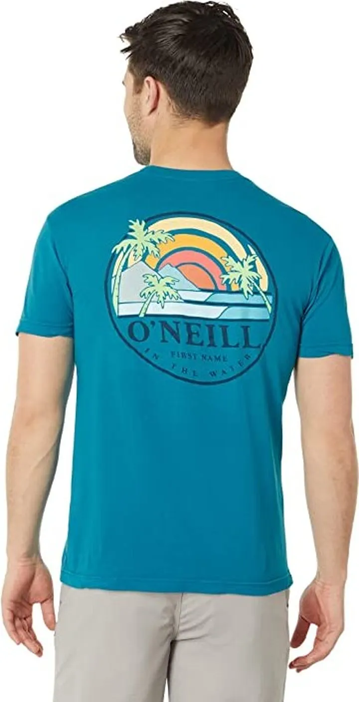 O'Neill Shaved Ice Short Sleeve Tee (Bay Blue) Men's T Shirt