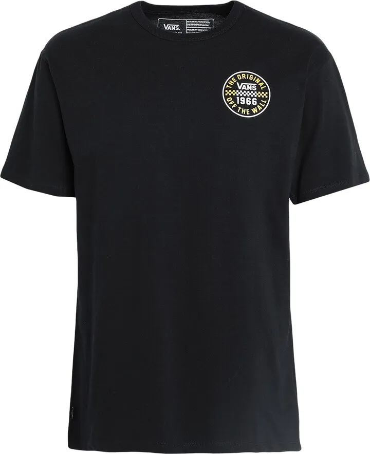Off The Wall Checker Circle Ss Tee T-shirt Black