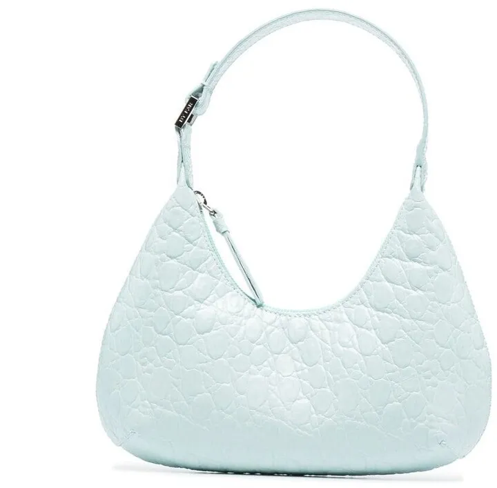 baby Amber crocodile-pattern bag