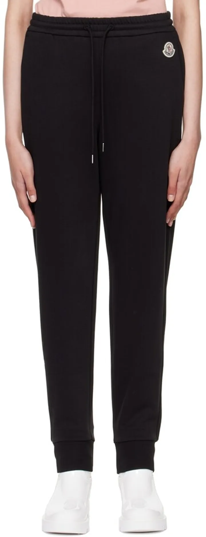 Moncler Black Cotton Lounge Pants