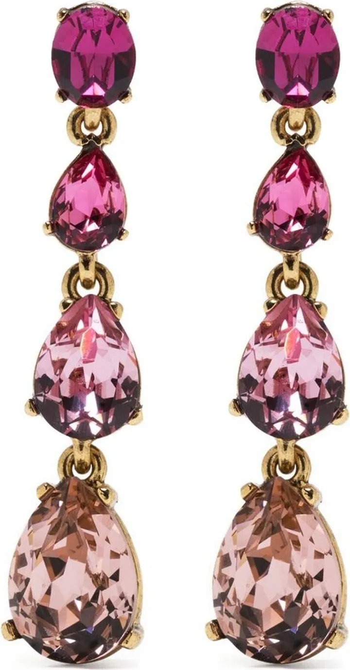 Gemstone-Detail Earrings