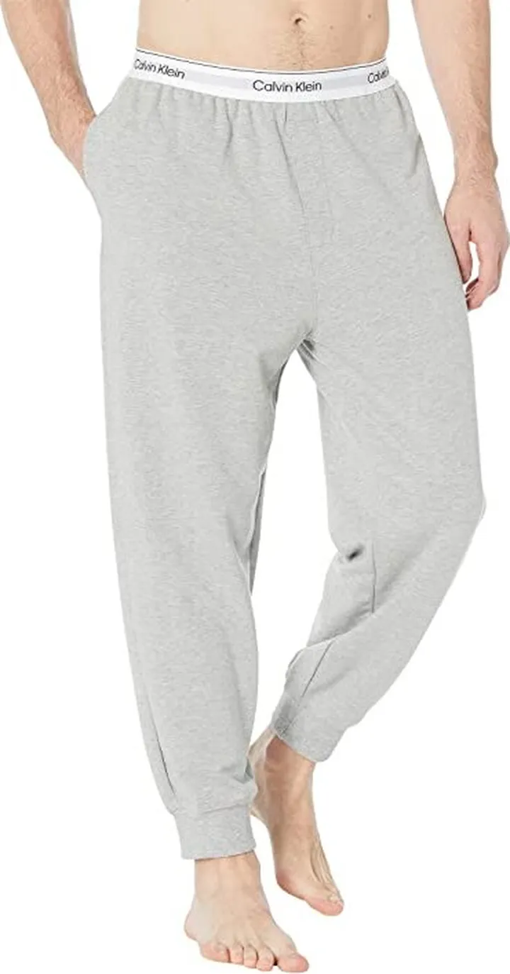 Calvin Klein Underwear Modern Cotton Lounge Joggers (Grey Heather) Men's Clothing