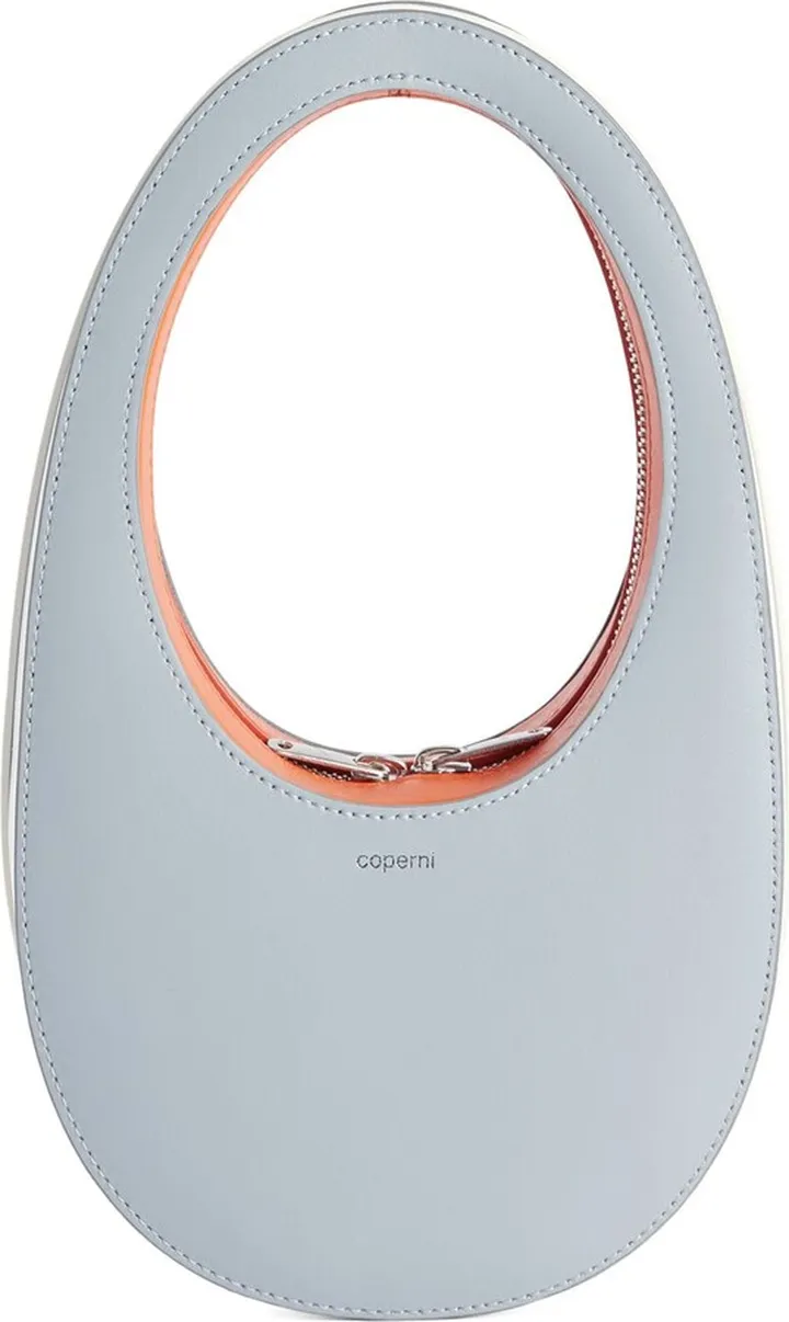 Mini Swipe contrasting color leather bag