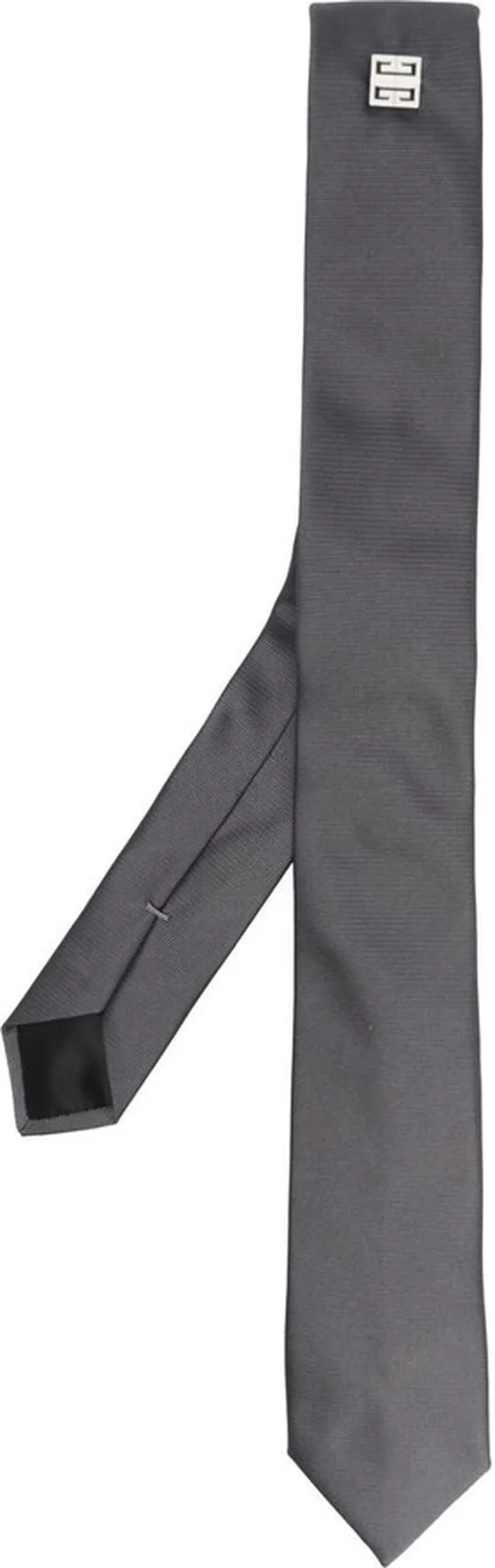 Logo-Plaque Silk Tie