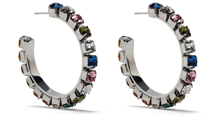 Crystal Hoop Earrings