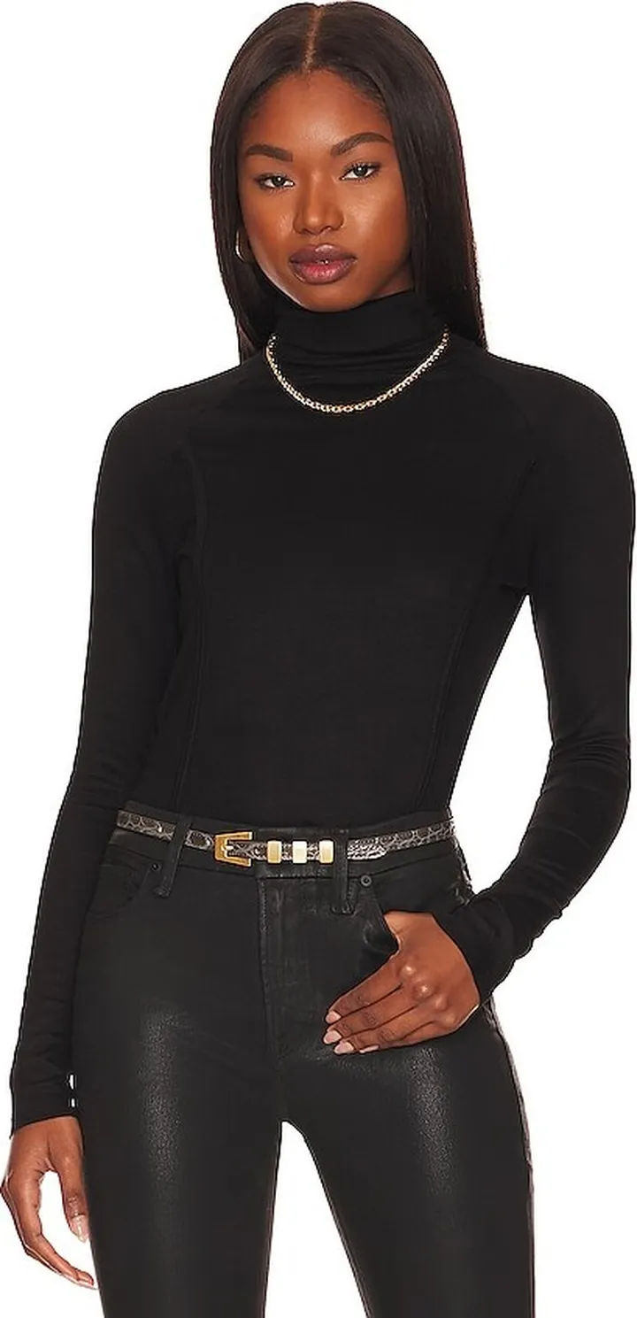 Mackay Rib Turtleneck Top