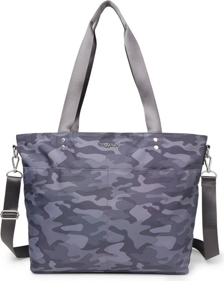 baggallini Women's Medium Carryall Tote Bag with Crossbody Strap