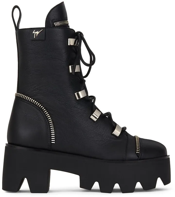 Chunky Sole Combat Boots