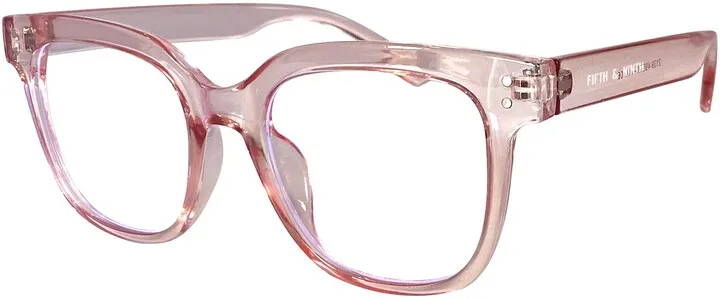 Draper 49mm Square Blue Light Blocking Glasses
