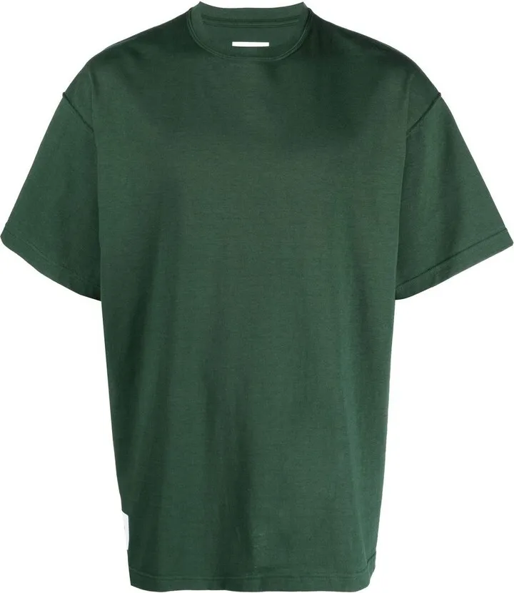 logo-embroidered T-shirt
