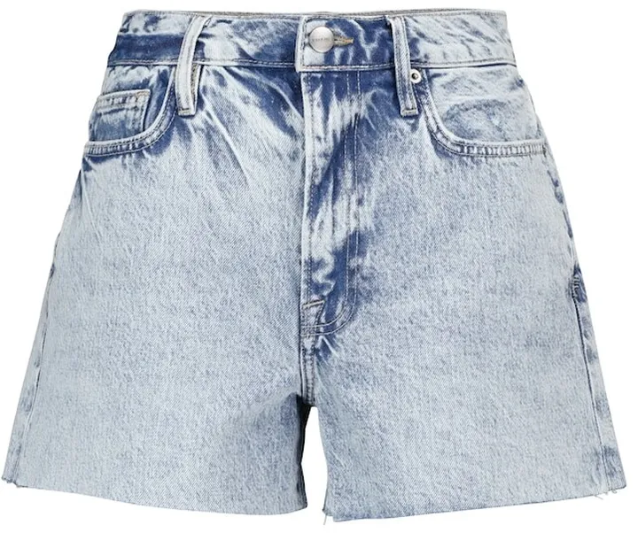 Le Simone high-rise denim shorts