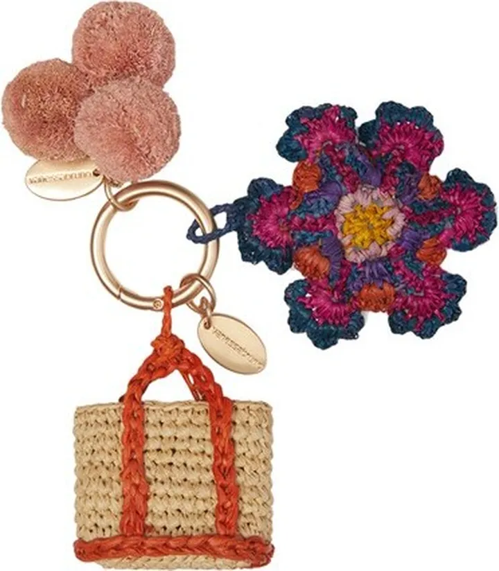 Dahlia Charm keychain